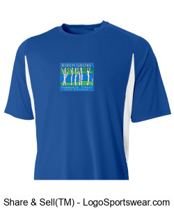 A4 Youth Cooling Performance Color Block Crew Design Zoom