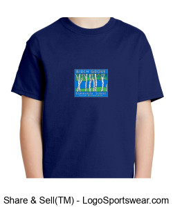 Hanes Youth Essential-T Cotton T-Shirt Design Zoom